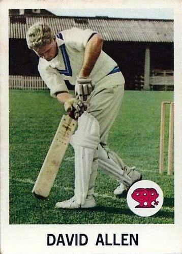 1965 Scanlen's Cricket #37 David Allen Front