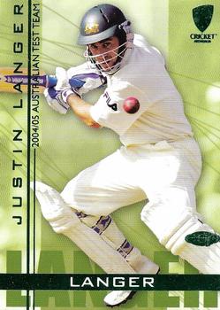 2004-05 Elite Sports Cricket Australia #05 Justin Langer Front