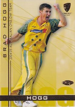 2004-05 Elite Sports Cricket Australia #21 Brad Hogg Front