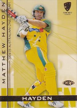 2004-05 Elite Sports Cricket Australia #24 Matthew Hayden Front