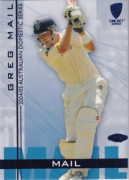 2004-05 Elite Sports Cricket Australia #35 Greg Mail Front