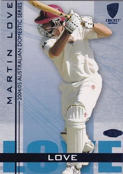 2004-05 Elite Sports Cricket Australia #38 Martin Love Front