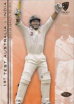 2004-05 Elite Sports Cricket Australia #64 Justin Langer Front