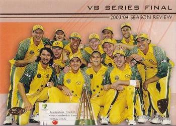 2004-05 Elite Sports Cricket Australia #69 Australian Team Front