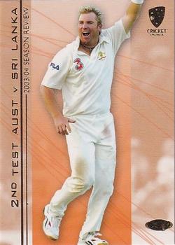 2004-05 Elite Sports Cricket Australia #75 Shane Warne Front