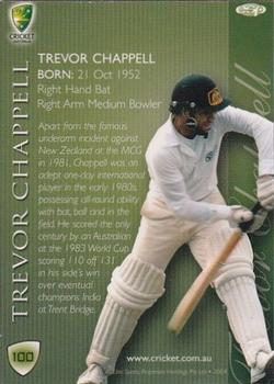 2004-05 Elite Sports Cricket Australia #100 Trevor Chappell Back