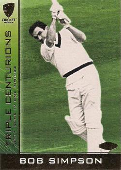 2004-05 Elite Sports Cricket Australia - Triple Centurions #TC5 Bob Simpson Front