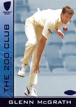 2004-05 Elite Sports Cricket Australia - The 200 Club #200C2 Glenn McGrath Front