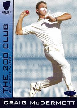 2004-05 Elite Sports Cricket Australia - The 200 Club #200C4 Craig McDermott Front