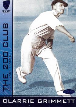 2004-05 Elite Sports Cricket Australia - The 200 Club #200C8 Clarrie Grimmett Front