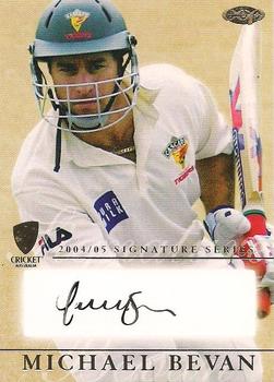 2004-05 Elite Sports Cricket Australia - Signature Series #NNO Michael Bevan Front