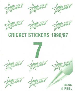 1996-97 Select Stickers #7 Jo Angel Back