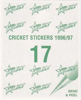 1996-97 Select Stickers #17 Damien Martyn Back