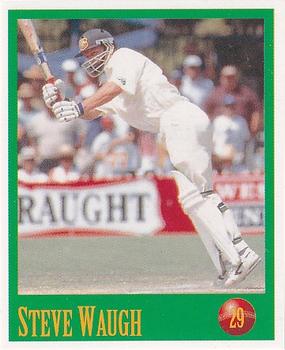1996-97 Select Stickers #29 Steve Waugh Front