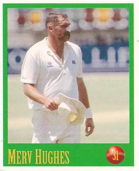 1996-97 Select Stickers #31 Merv Hughes Front