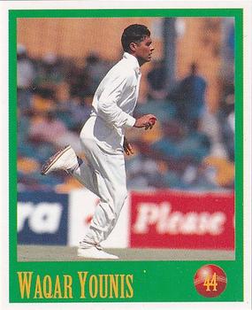 1996-97 Select Stickers #44 Waqar Younis Front