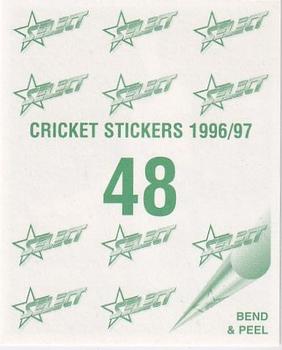 1996-97 Select Stickers #48 Kenny Benjamin Back