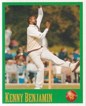 1996-97 Select Stickers #48 Kenny Benjamin Front