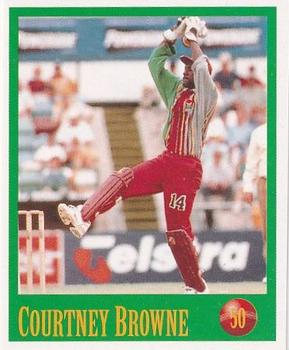 1996-97 Select Stickers #50 Courtney Browne Front