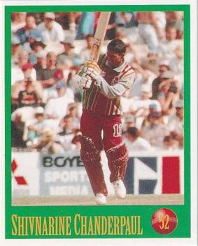 1996-97 Select Stickers #52 Shivnarine Chanderpaul Front