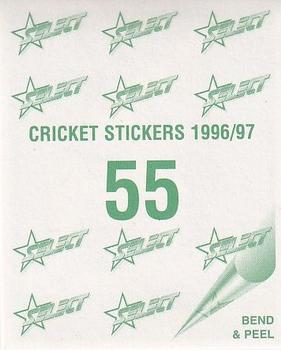 1996-97 Select Stickers #55 Brian Lara Back