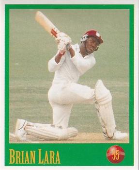 1996-97 Select Stickers #55 Brian Lara Front