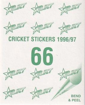 1996-97 Select Stickers #66 Darren Lehmann Back