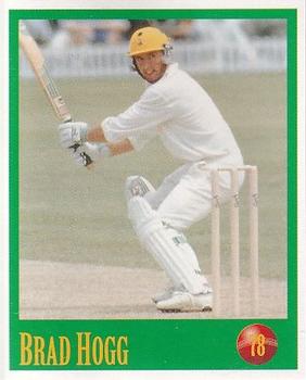 1996-97 Select Stickers #78 Brad Hogg Front