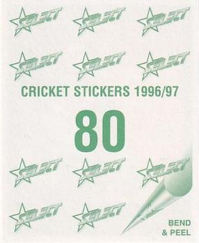 1996-97 Select Stickers #80 Simon Katich Back