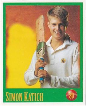 1996-97 Select Stickers #80 Simon Katich Front