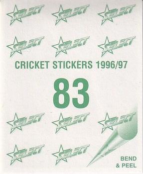 1996-97 Select Stickers #83 Mark Atkinson Back