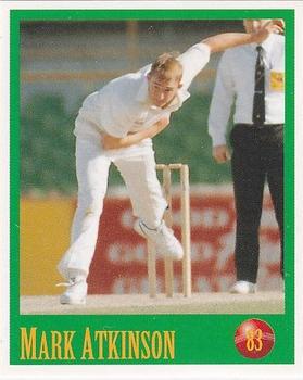 1996-97 Select Stickers #83 Mark Atkinson Front
