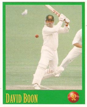 1996-97 Select Stickers #92 David Boon Front