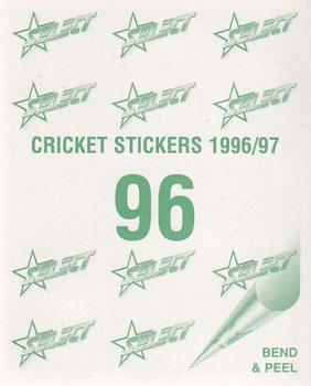 1996-97 Select Stickers #96 Josh Marquet Back