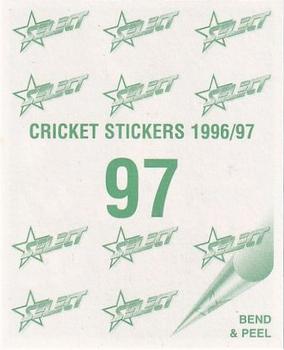 1996-97 Select Stickers #97 Warren Ayres Back
