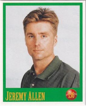 1996-97 Select Stickers #136 Jeremy Allen Front