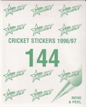 1996-97 Select Stickers #144 Daniel Horsley Back