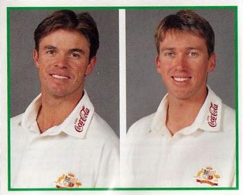 1997-98 Select Cricket Stickers #6 Greg Blewett / Glenn McGrath Front