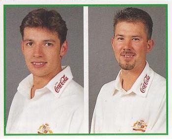 1997-98 Select Cricket Stickers #9 Brendon Julian / Ricky Ponting Front