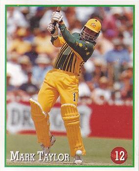 1997-98 Select Cricket Stickers #12 Mark Taylor Front