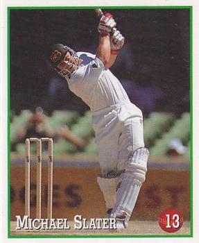1997-98 Select Cricket Stickers #13 Michael Slater Front