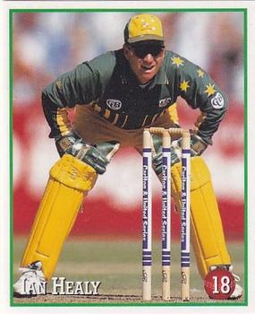 1997-98 Select Cricket Stickers #18 Ian Healy Front