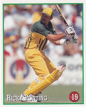1997-98 Select Cricket Stickers #19 Ricky Ponting Front