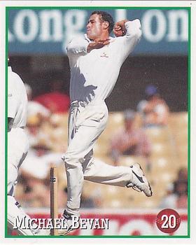 1997-98 Select Cricket Stickers #20 Michael Bevan Front