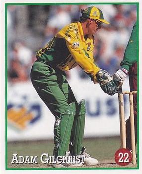 1997-98 Select Cricket Stickers #22 Adam Gilchrist Front