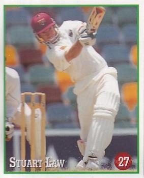 1997-98 Select Cricket Stickers #27 Stuart Law Front