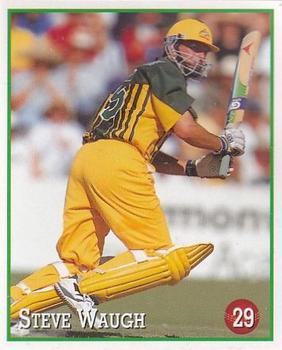 1997-98 Select Cricket Stickers #29 Steve Waugh Front