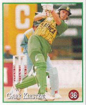 1997-98 Select Cricket Stickers #36 Gary Kirsten Front
