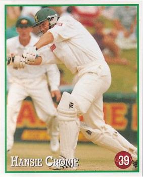 1997-98 Select Cricket Stickers #39 Hansie Cronje Front