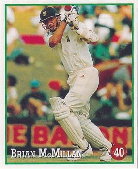 1997-98 Select Cricket Stickers #40 Brian McMillan Front